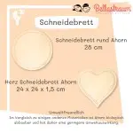 Personalisierte Frühstücksbrett für Kinder und Babys – Regenbogen Einzigartige Geschenkideen mit Liebe zum Detail!